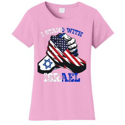 Support I Stand With Israel Jewish Heritage Women's T-Shirt