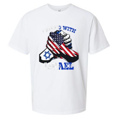 Support I Stand With Israel Jewish Heritage Sueded Cloud Jersey T-Shirt