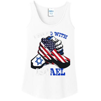 Support I Stand With Israel Jewish Heritage Ladies Essential Tank