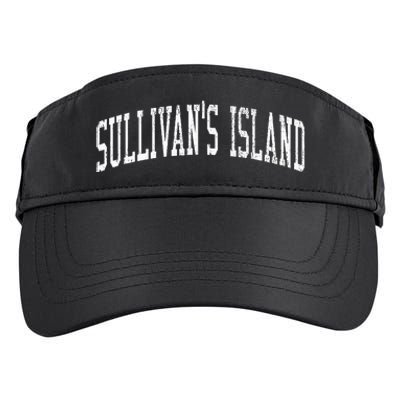 SullivanS Island Sc Vintage Athletic Sports Js02 Adult Drive Performance Visor