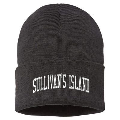 SullivanS Island Sc Vintage Athletic Sports Js02 Sustainable Knit Beanie