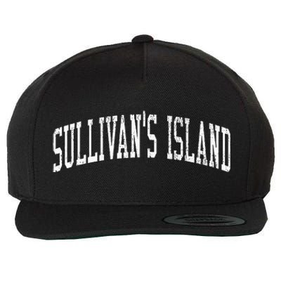 SullivanS Island Sc Vintage Athletic Sports Js02 Wool Snapback Cap