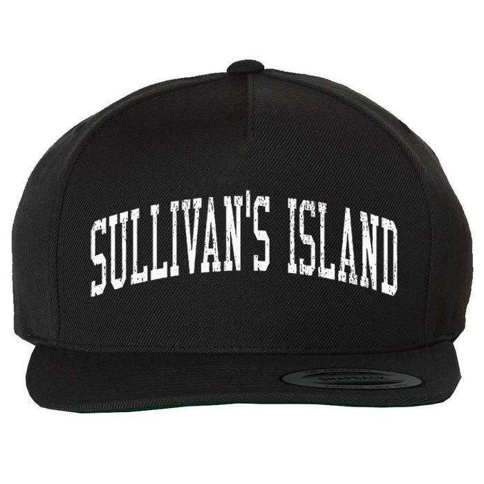 SullivanS Island Sc Vintage Athletic Sports Js02 Wool Snapback Cap