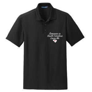 Someone In South Carolina Loves Me Precious Gift Dry Zone Grid Polo