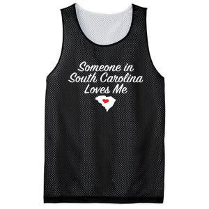 Someone In South Carolina Loves Me Precious Gift Mesh Reversible Basketball Jersey Tank