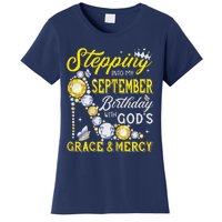 Stepping Into September Birthday With Gods Grace And Mercy Women's T-Shirt