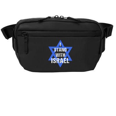 Support I Stand With Israel Jewish Heritage Israeli Flag Crossbody Pack