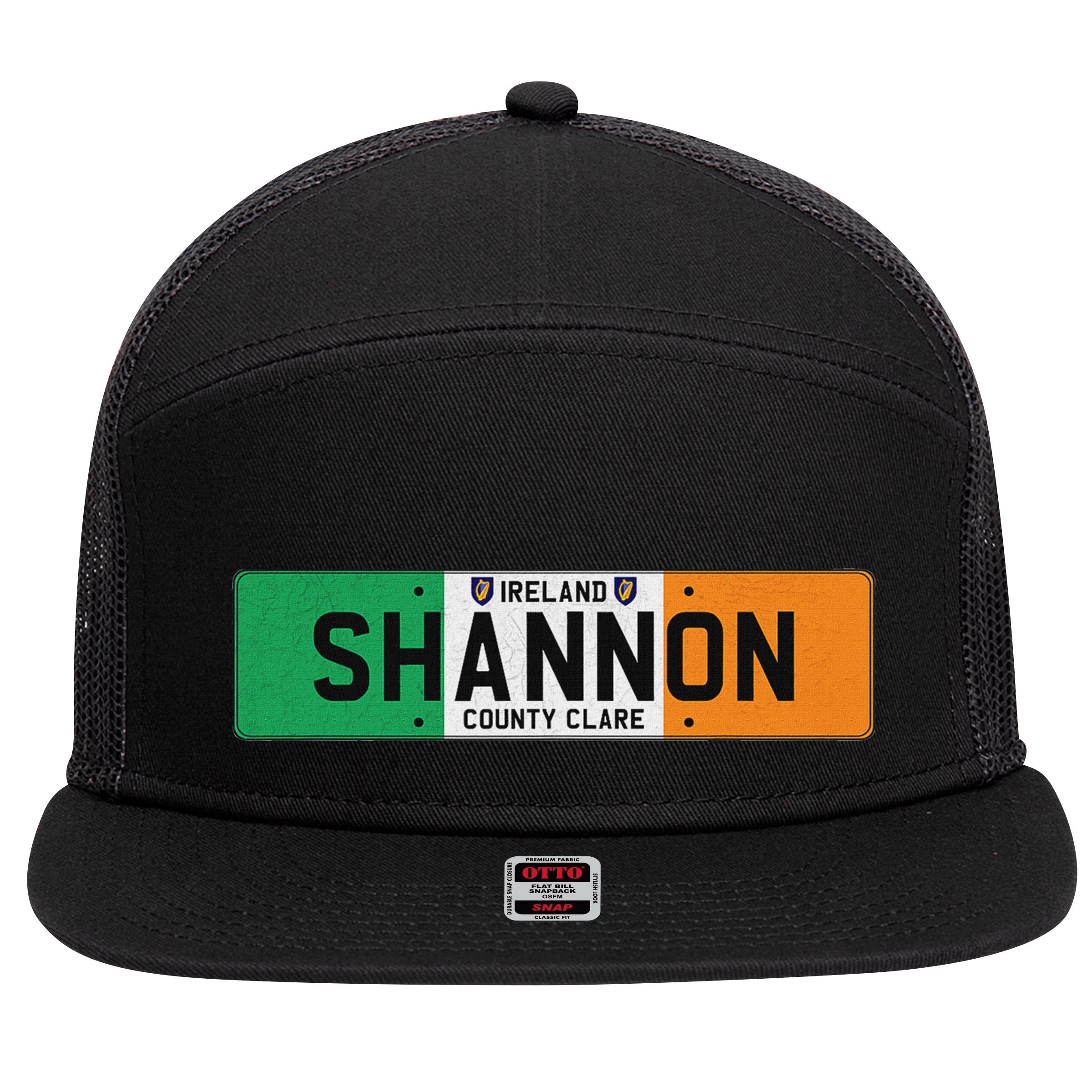 Shannon Ireland 7 Panel Mesh Trucker Snapback Hat