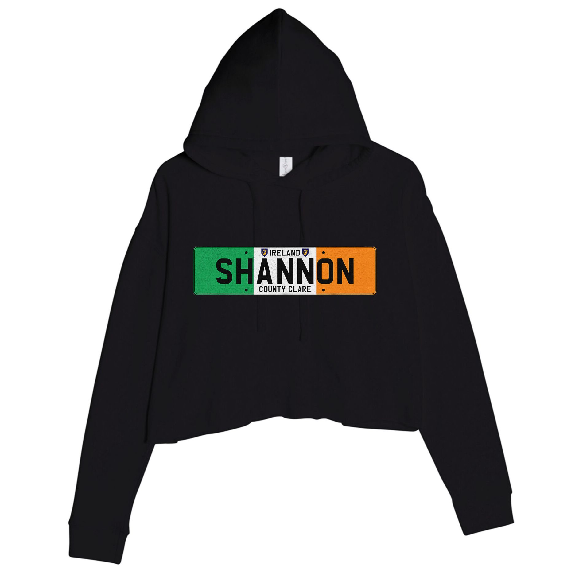 Shannon Ireland Crop Fleece Hoodie