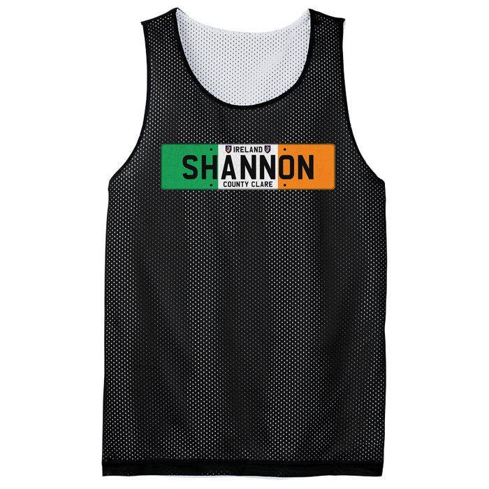 Shannon Ireland Mesh Reversible Basketball Jersey Tank