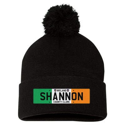 Shannon Ireland Pom Pom 12in Knit Beanie