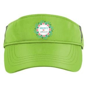 Sincerity Is Simplicity Funny And Motivational Messages Gift Adult Drive Performance Visor