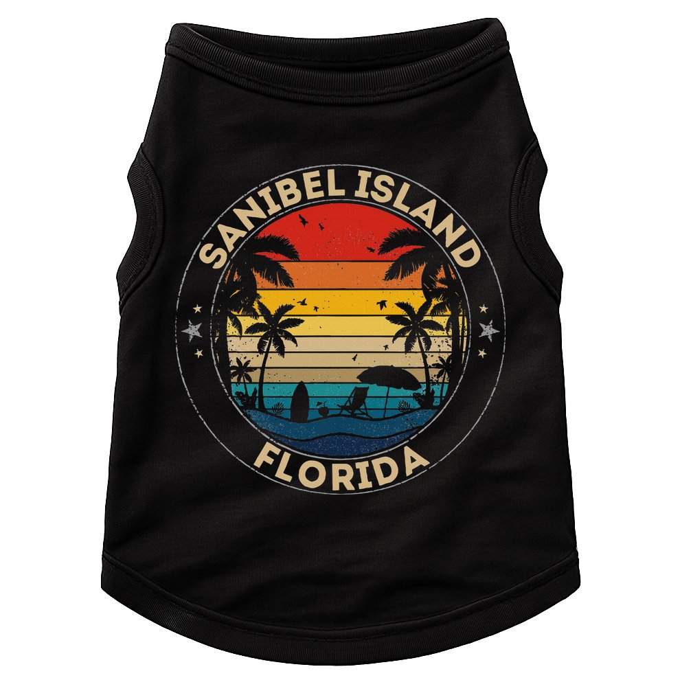 Sanibel Island Souvenir Florida Reminder Doggie Tank