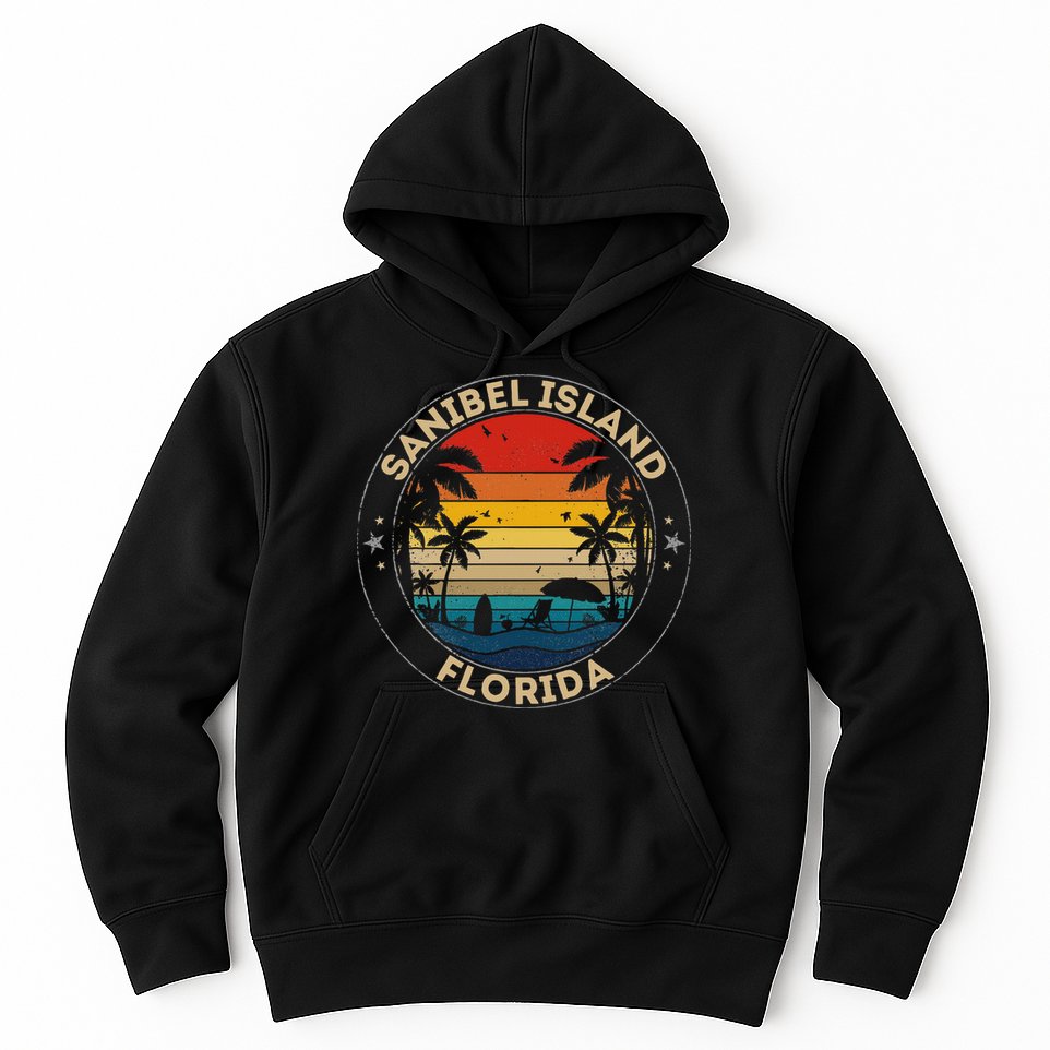 Sanibel Island Souvenir Florida Reminder Hoodie