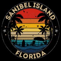 Sanibel Island Souvenir Florida Reminder 16 in Basic Backpack