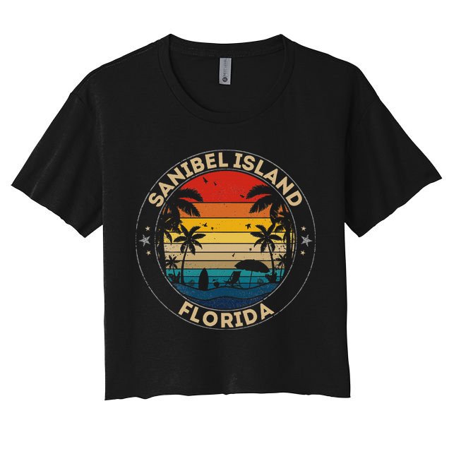 Sanibel Island Souvenir Florida Reminder Crop Top