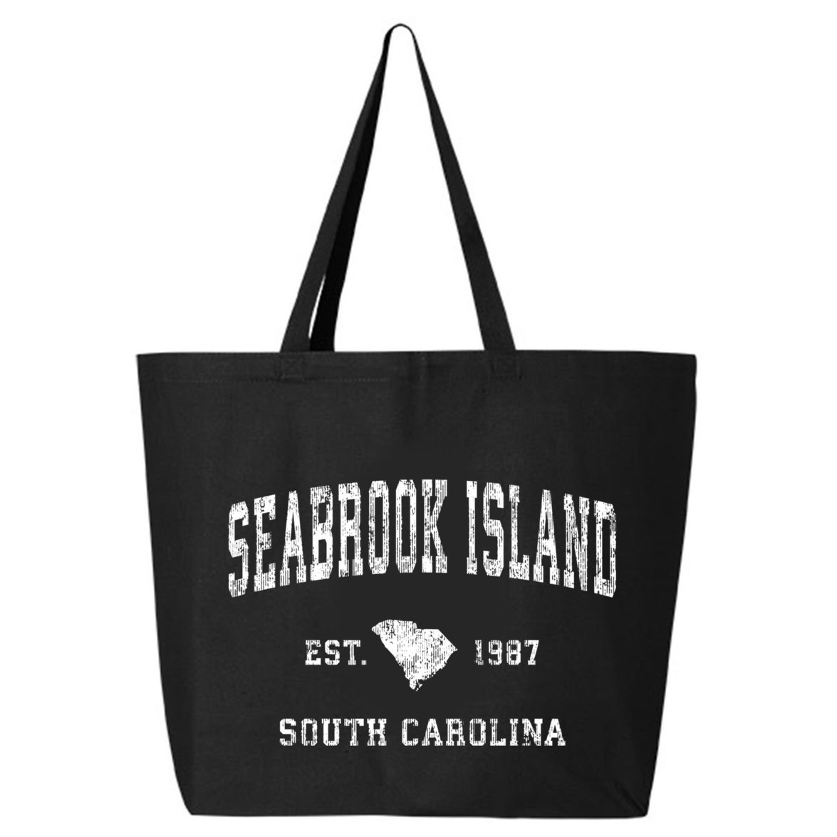 Seabrook Island South Carolina Sc Vintage Athletic Sports 25L Jumbo Tote