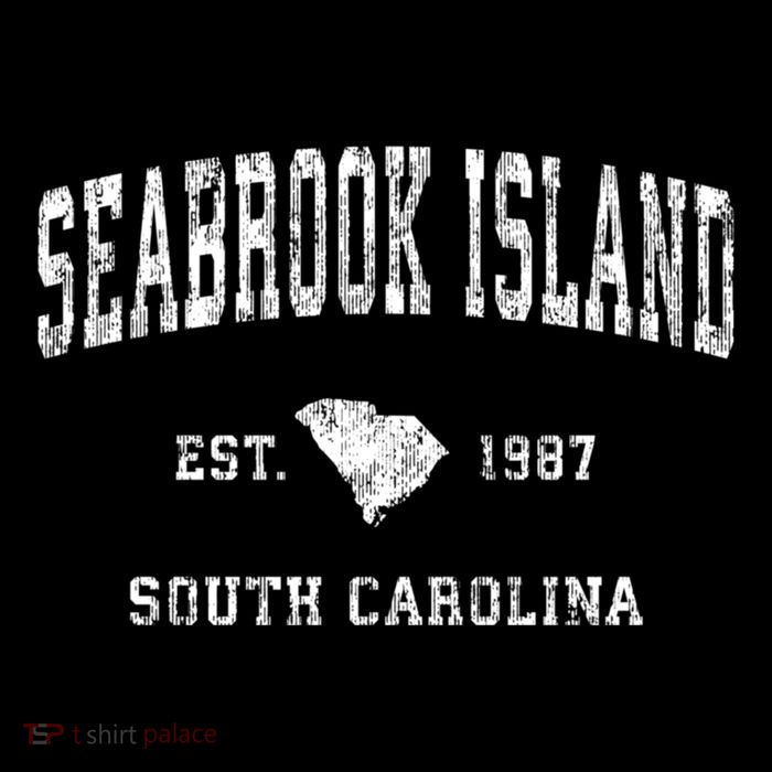 Seabrook Island South Carolina Sc Vintage Athletic Sports Kids T-Shirt