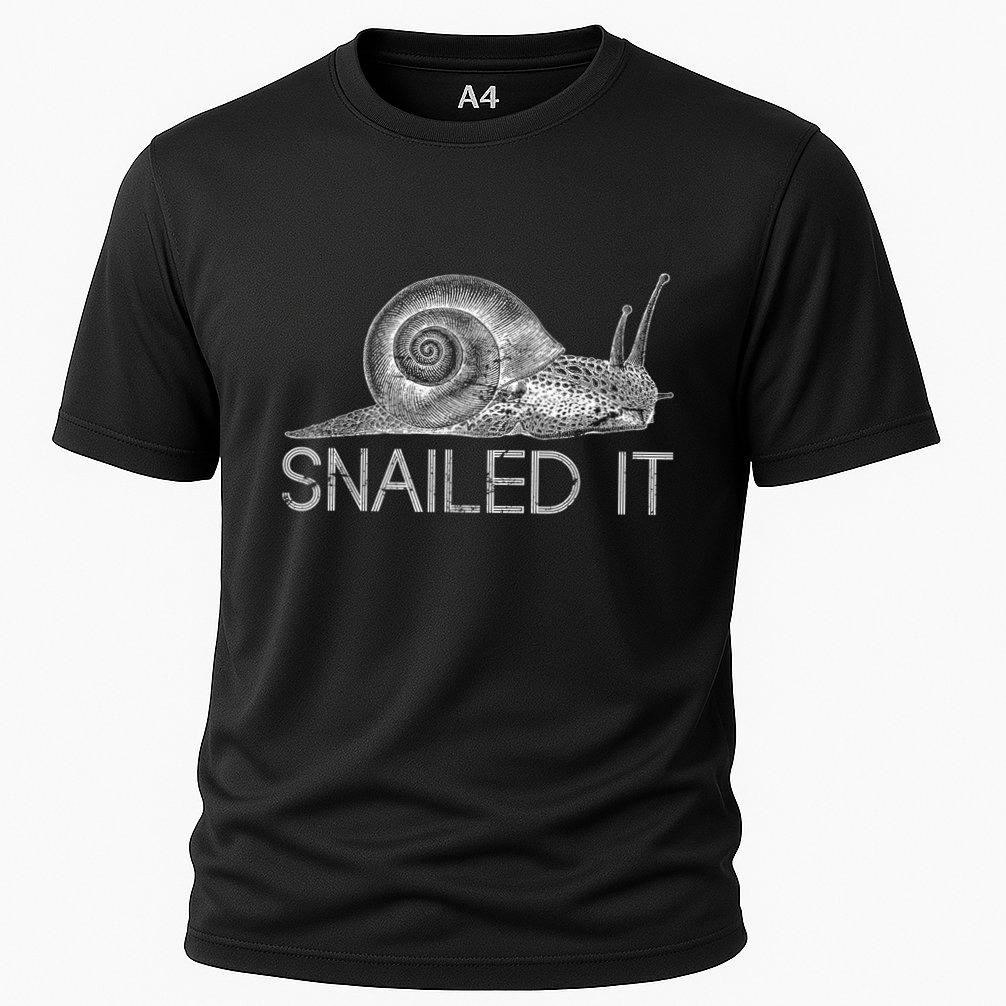 Snailed It Snail Cooling Performance Crew T-Shirt