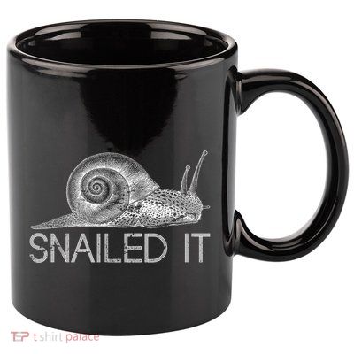 Snailed It Snail 11oz C Handle Ceramic Mug
