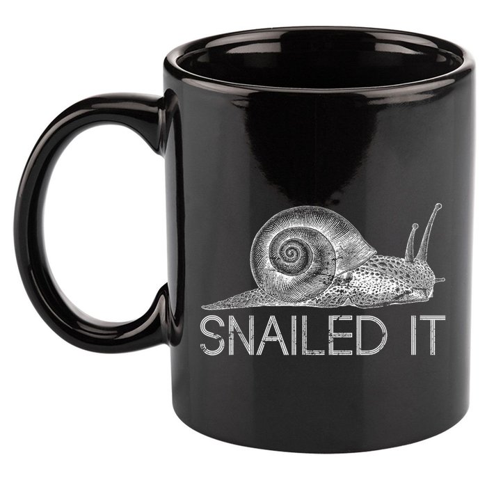 Snailed It Snail 11oz C Handle Ceramic Mug