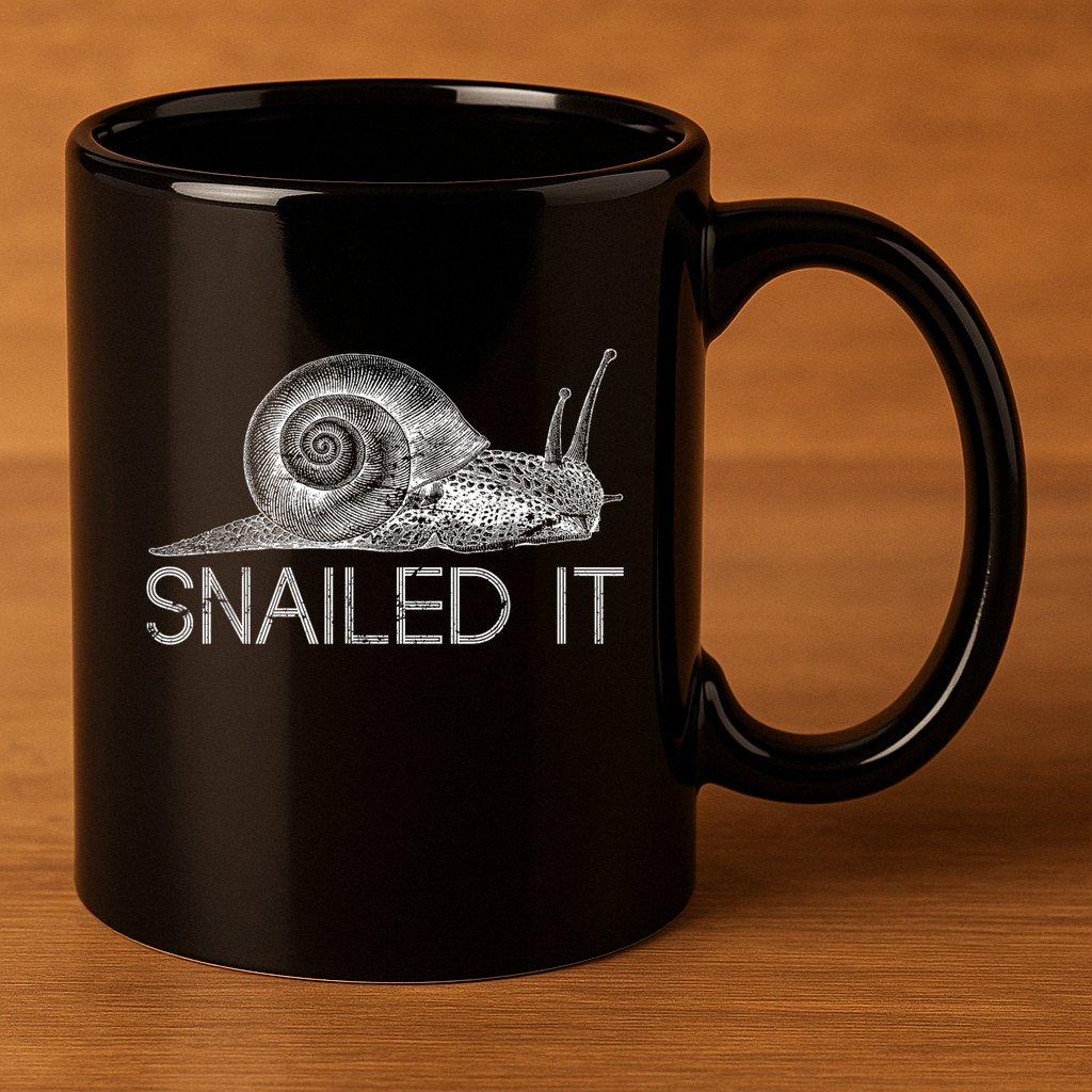 Snailed It Snail 11oz C Handle Ceramic Mug