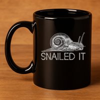 Snailed It Snail 11oz C Handle Ceramic Mug