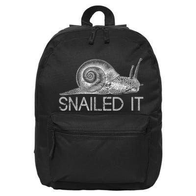 Snailed It Snail 16 in Basic Backpack