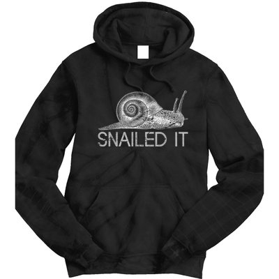 Snailed It Snail Tie Dye Hoodie
