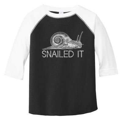 Snailed It Snail Toddler Fine Jersey T-Shirt