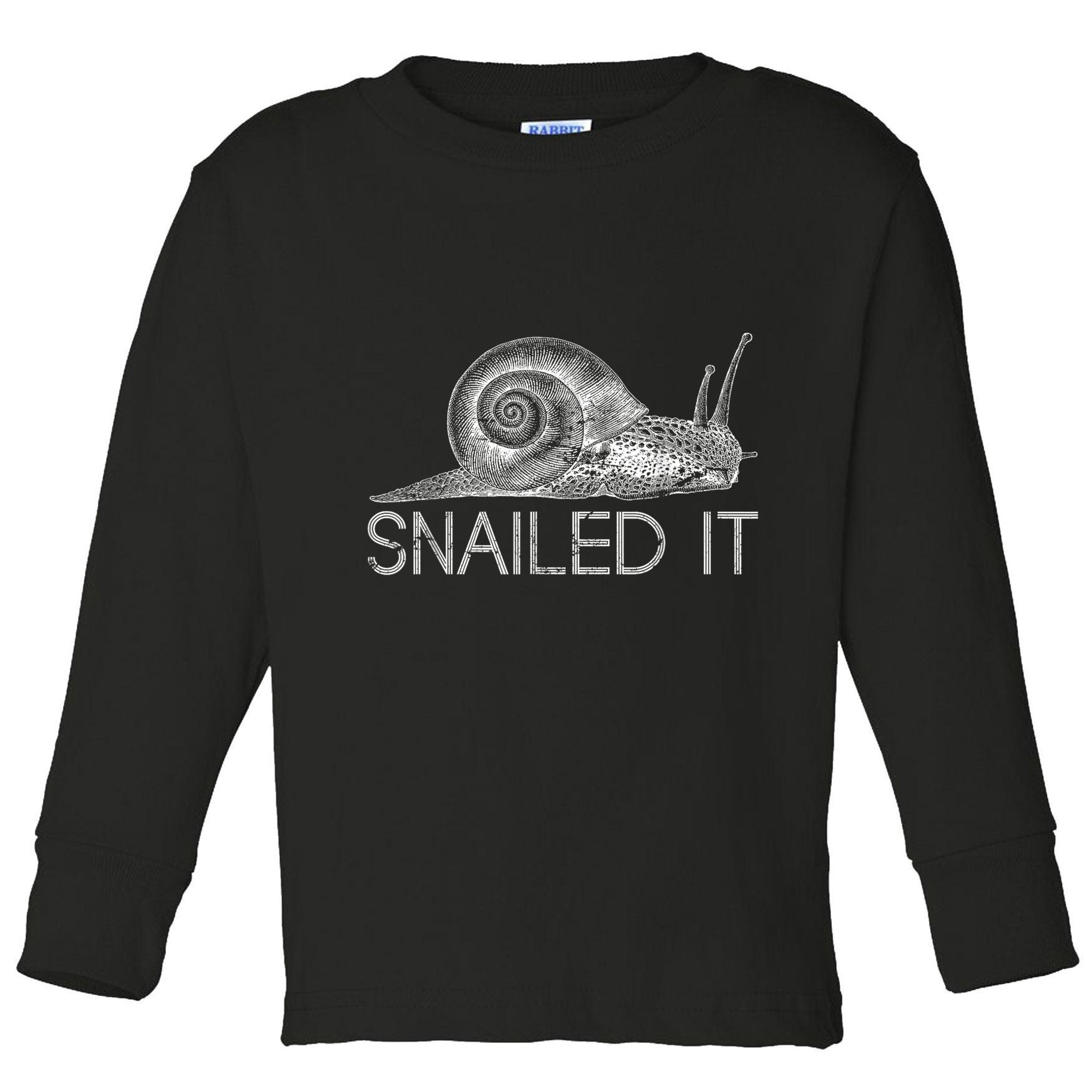Snailed It Snail Toddler Long Sleeve Shirt
