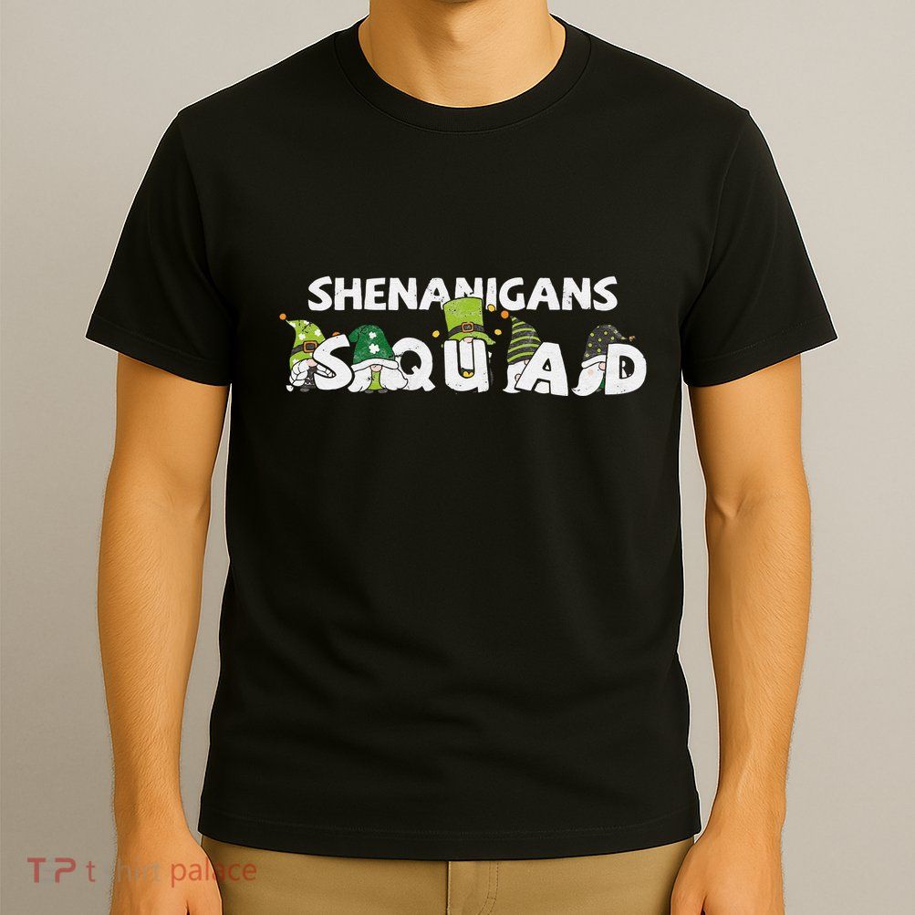 saint irish Shenanigans Squad St Patricks Day Gnomes  T-Shirt