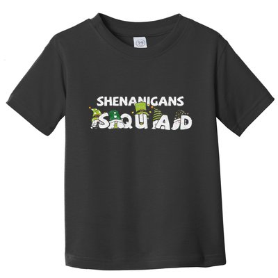 saint irish Shenanigans Squad St Patricks Day Gnomes  Toddler T-Shirt