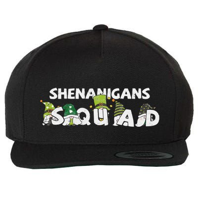 saint irish Shenanigans Squad St Patricks Day Gnomes  Wool Snapback Cap