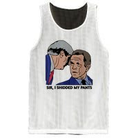 Sir, I Shidded My Pants Mesh Reversible Basketball Jersey Tank