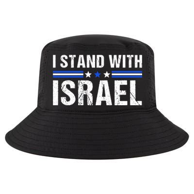 Support I Stand With Israel Cool Comfort Performance Bucket Hat