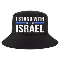 Support I Stand With Israel Cool Comfort Performance Bucket Hat