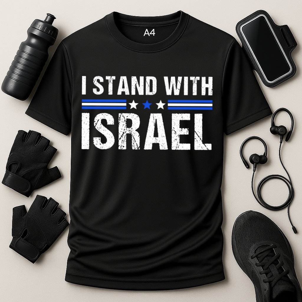 Support I Stand With Israel Performance Shirt