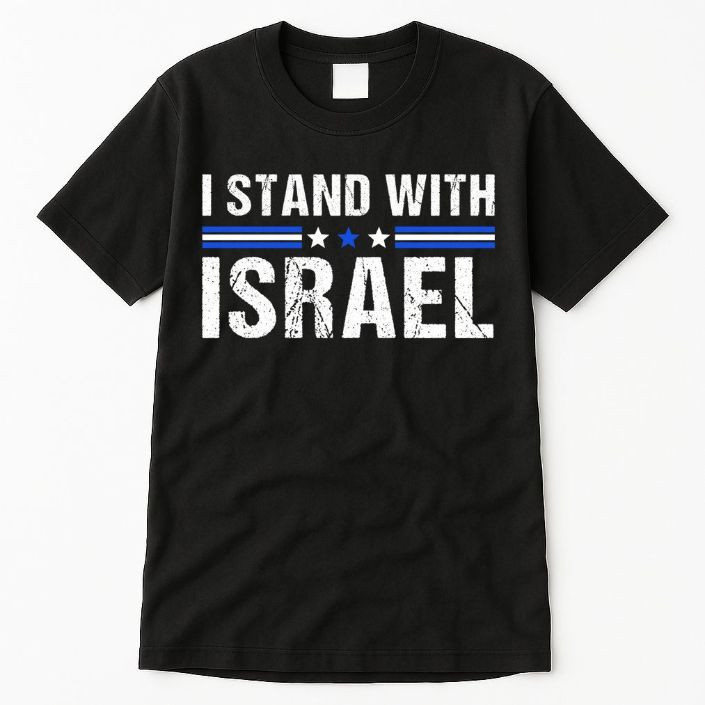 Support I Stand With Israel Tall T-Shirt