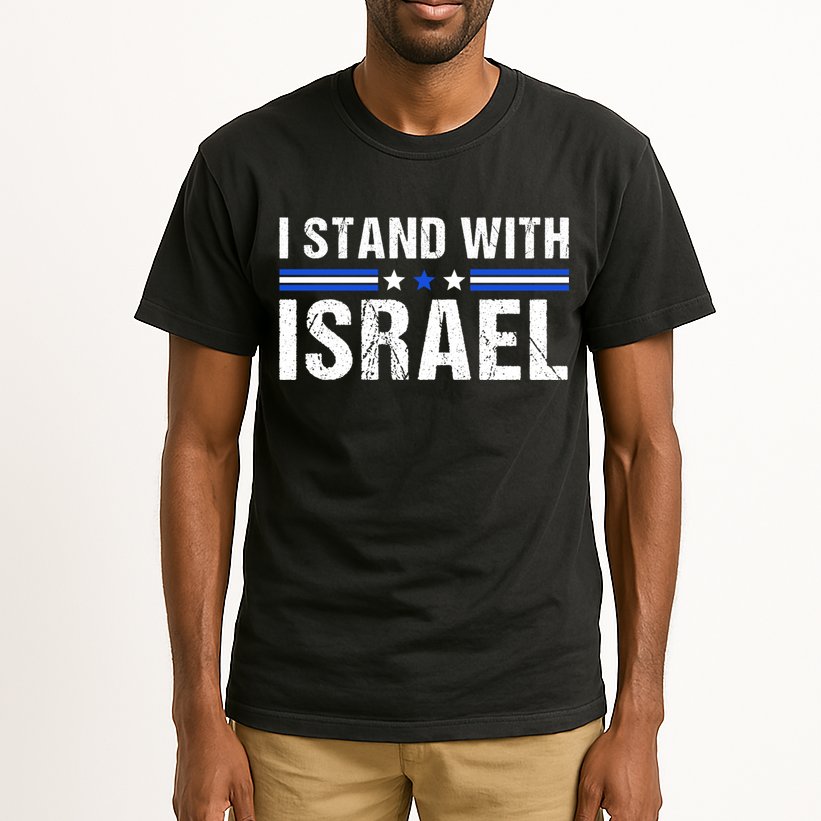 Support I Stand With Israel Tall T-Shirt