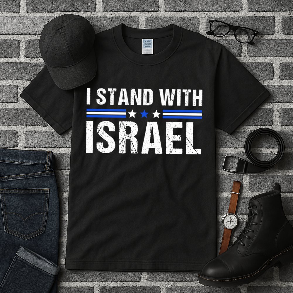 Support I Stand With Israel Tall T-Shirt