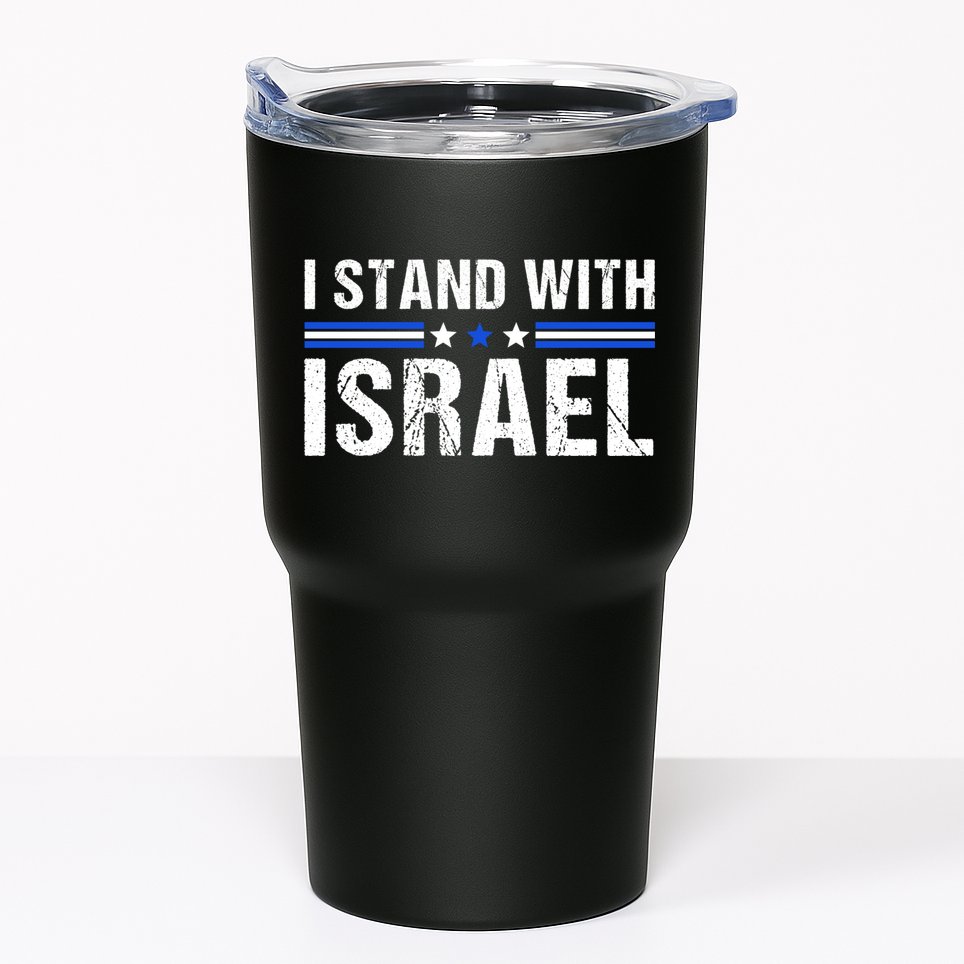 Support I Stand With Israel Tumbler