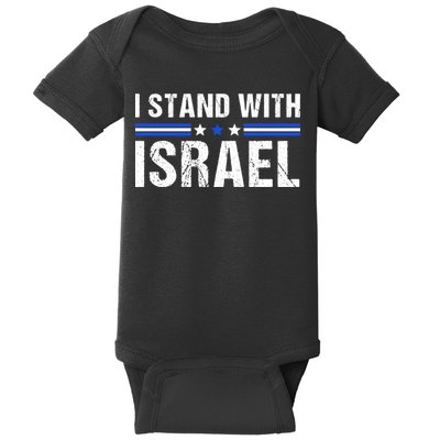 Support I Stand With Israel Baby Bodysuit