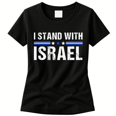 Support I Stand With Israel Womens T-Shirt