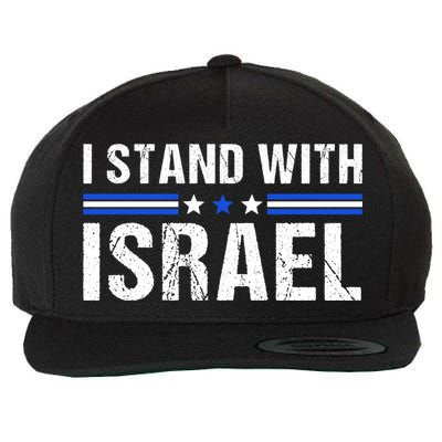 Support I Stand With Israel Wool Snapback Cap
