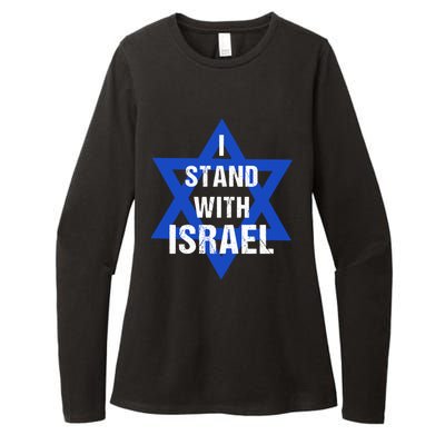 Support I Stand With Israel Womens CVC Long Sleeve Shirt