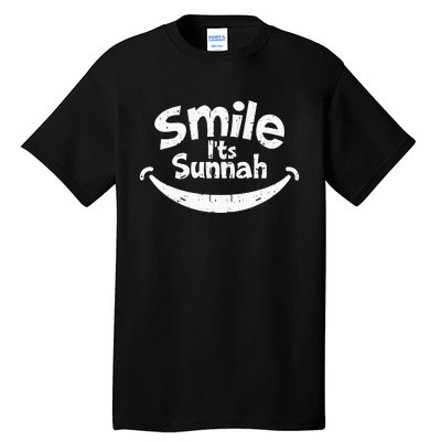 Smile its Sunnah, Muslim Eid Mubarak Islamic Ramadan Kareem Tall T-Shirt