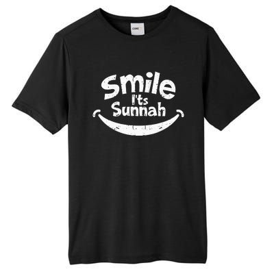 Smile its Sunnah, Muslim Eid Mubarak Islamic Ramadan Kareem Tall Fusion ChromaSoft Performance T-Shirt