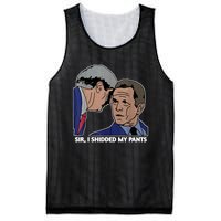 Sir, I Shidded My Pants Mesh Reversible Basketball Jersey Tank