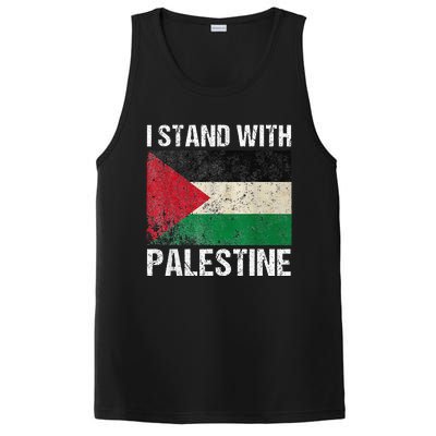 Support I stand with Palestine Free Palestine Flag Arabic PosiCharge Competitor Tank